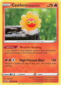 Castform Sunny Form Reverse Holo Common - Yuka Morii Art - 022/198 NM