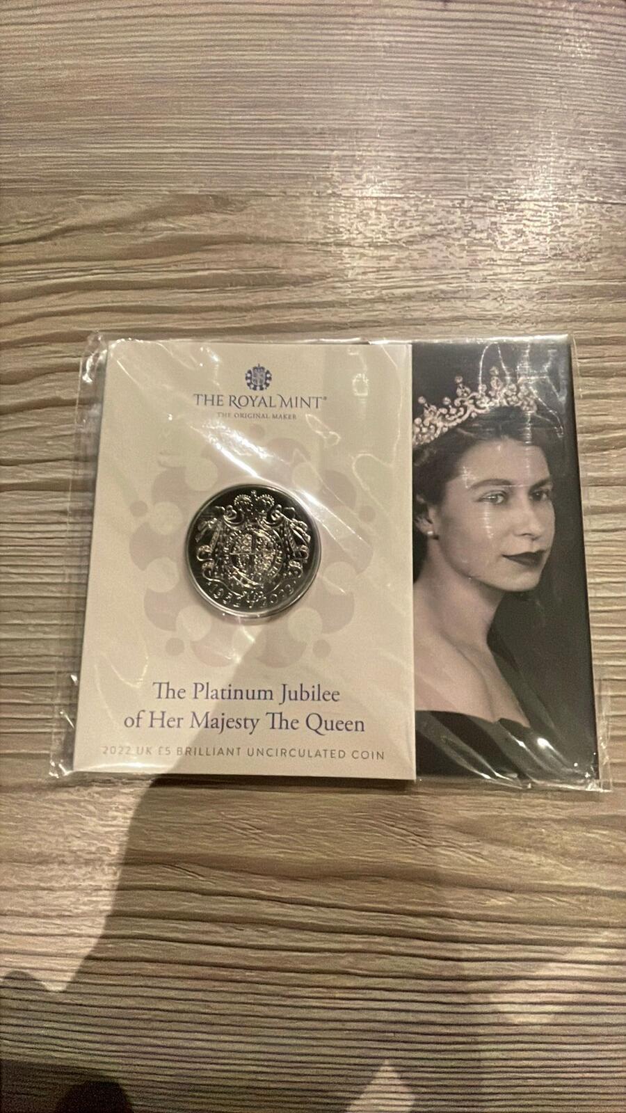 The Royal Mint 2022 Platinum Jubilee £5 Coin