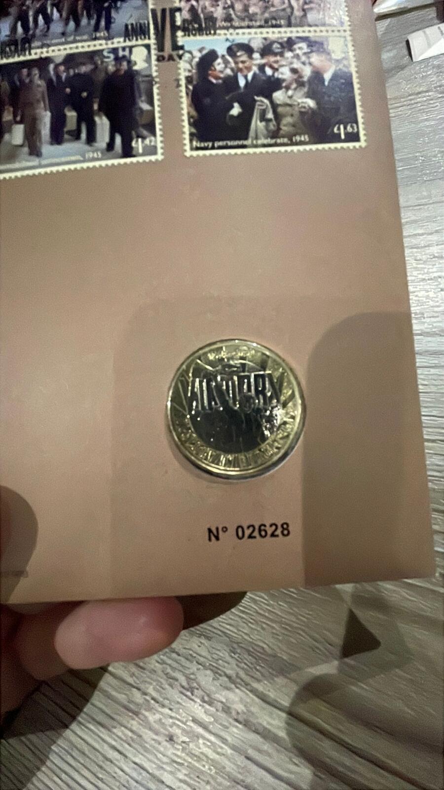 The Royal Mint 2020 End of the Second World War Commemorative Stamp and Coin Set