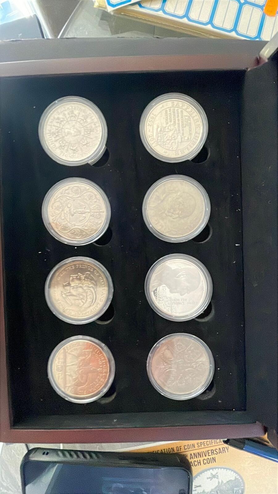 The Seven Decades of Queen Elizabeth II Silver Coin Set 2022