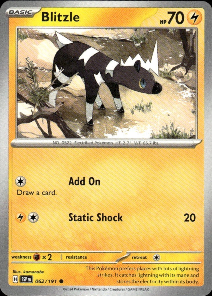Blitzle Common SV08: Surging Sparks 062/191 NM
