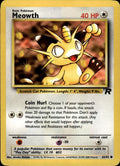Meowth Unlimited Common Team Rocket 62/82 NM