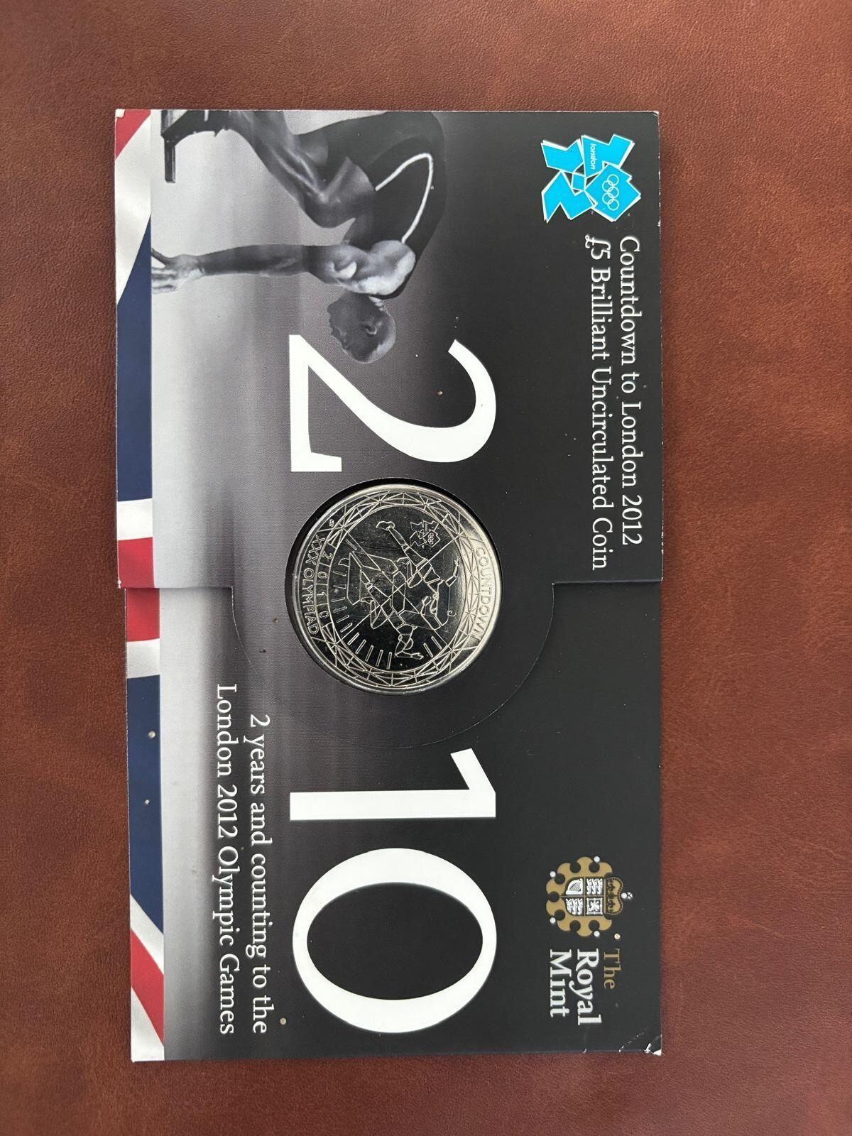 The Royal Mint 2010 London 2012 Olympic £5 Coin Proof