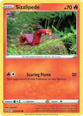 Sizzlipede Common - Yuka Morii Art -SWSH05: Battle Styles 029/163 NM