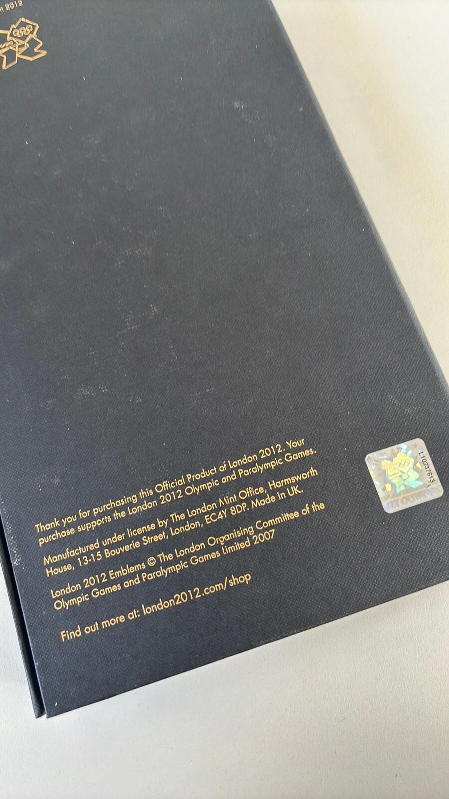 London 2012 Olympic Gold Plated Commemorative Ingot Series