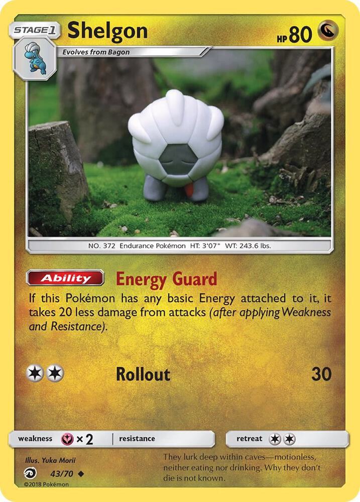 Shelgon Uncommon - Yuka Morii Art - Dragon Majesty 43/70 NM