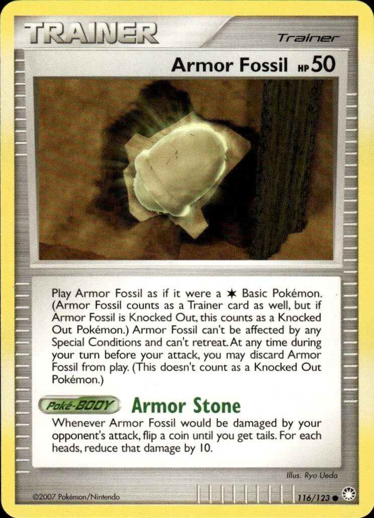 Armor Fossil Common Mysterious Treasures 116/123 NM