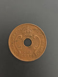 1942 East Africa 10 Cents Copper Coin