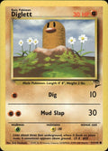 Diglett Common Base Set 2 071/130 NM