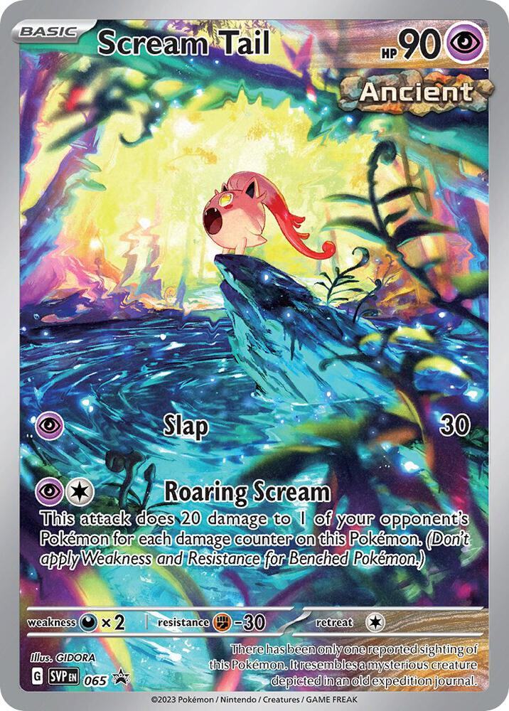 Scream Tail Holo Promo SV: Scarlet & Violet Promo Cards 065 SEALED