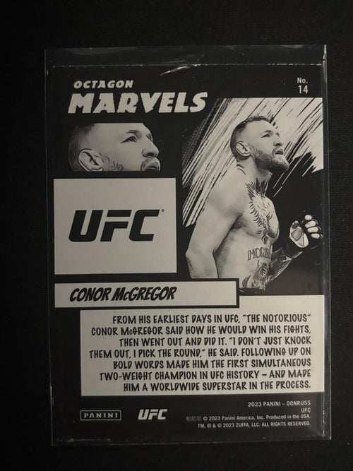 Conor McGregor Octagon Marvels Donruss UFC - Octagon Marvels 14 NM