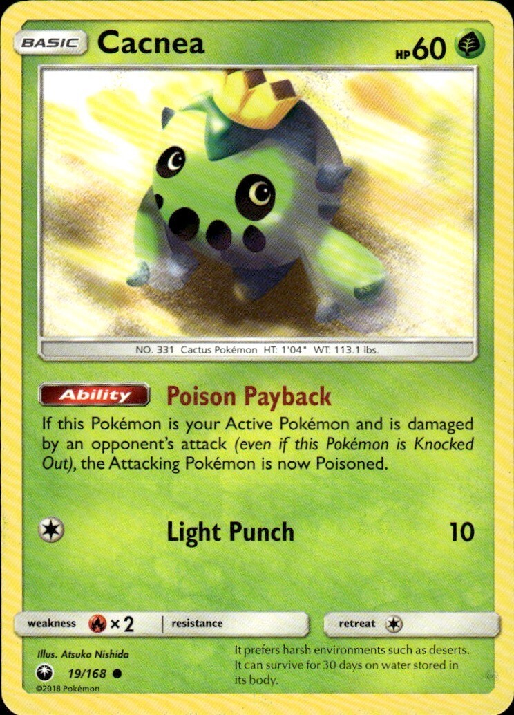 Cacnea Common SM - Celestial Storm 19/168 NM