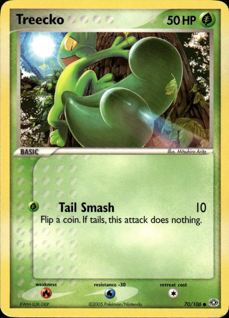 Treecko Common Emerald 70/106 NM