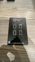 Wessex Mint Britannia 4 x 1g 0.999 Fine Silver Bars
