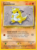 Sandshrew Common Base Set 2 091/130 - Superb Condition