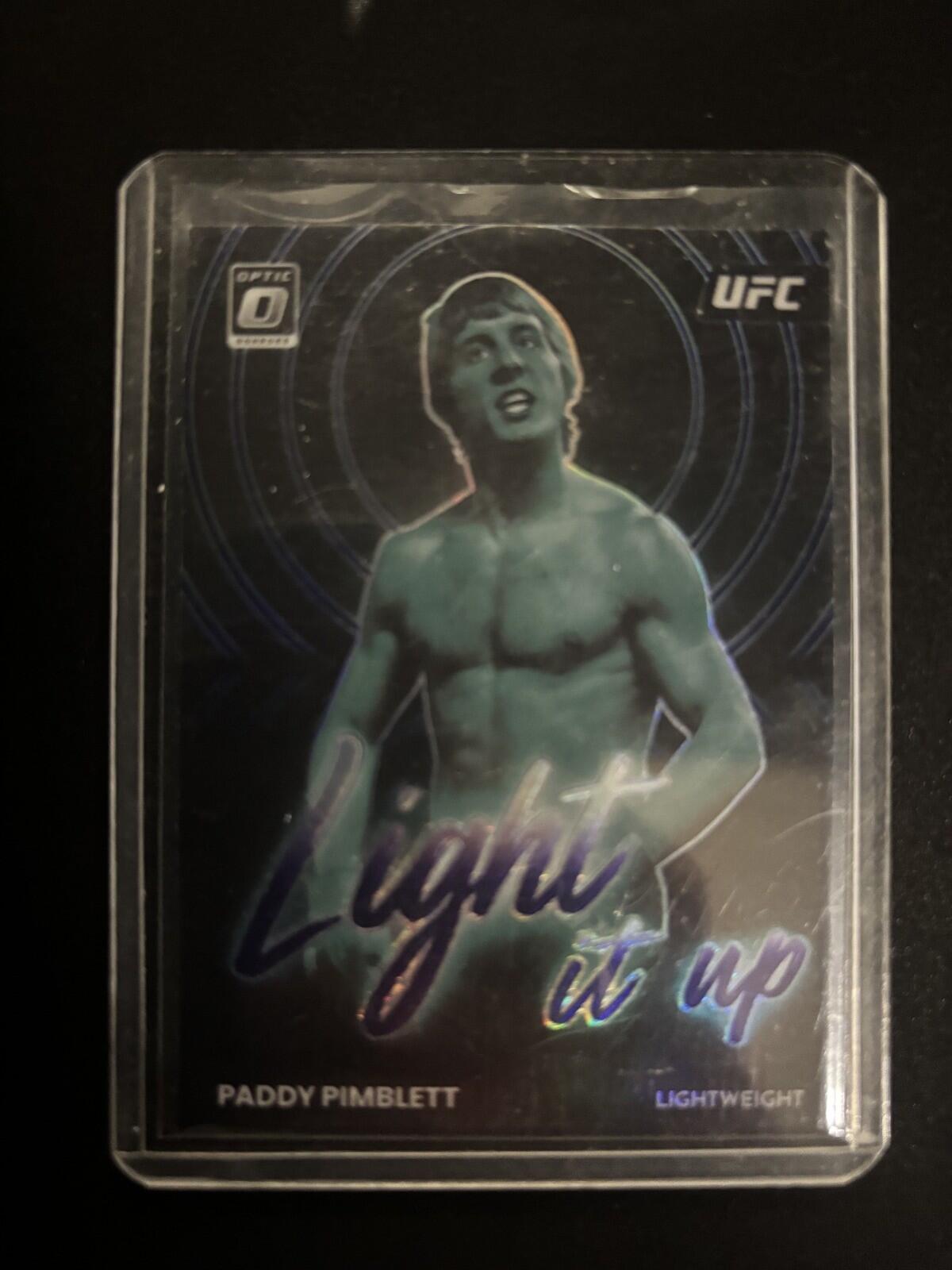 Paddy Pimblett Light It Up Donruss Optic UFC - Light It Up 24 NM