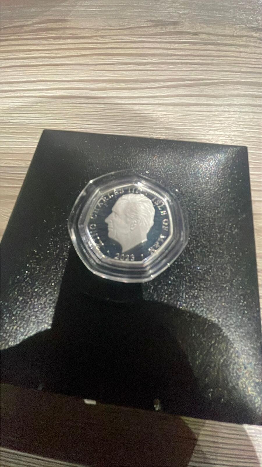 Isle of Man 2023 Silver Proof Fifty Pence Coin - Tutankhamun's Tomb