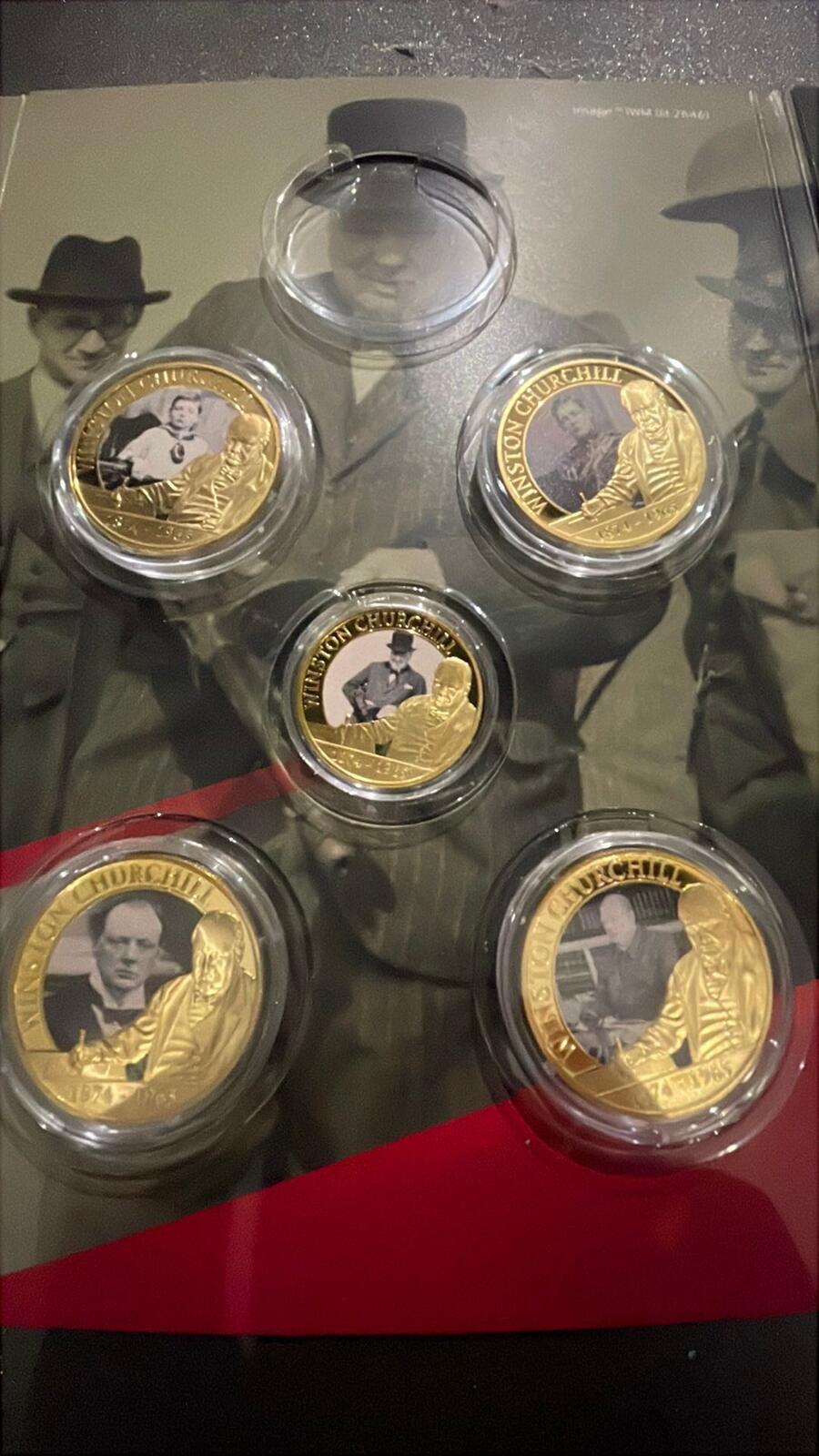 London Mint Office Winston Churchill 2024 Gold Layered Proof Set