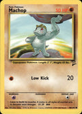 Machop Common Base Set 2 078/130 NM