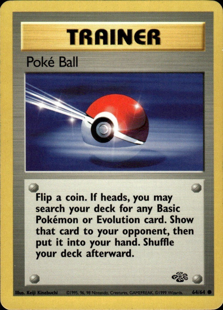 Poke Ball Unlimited Common Jungle 64/64 NM