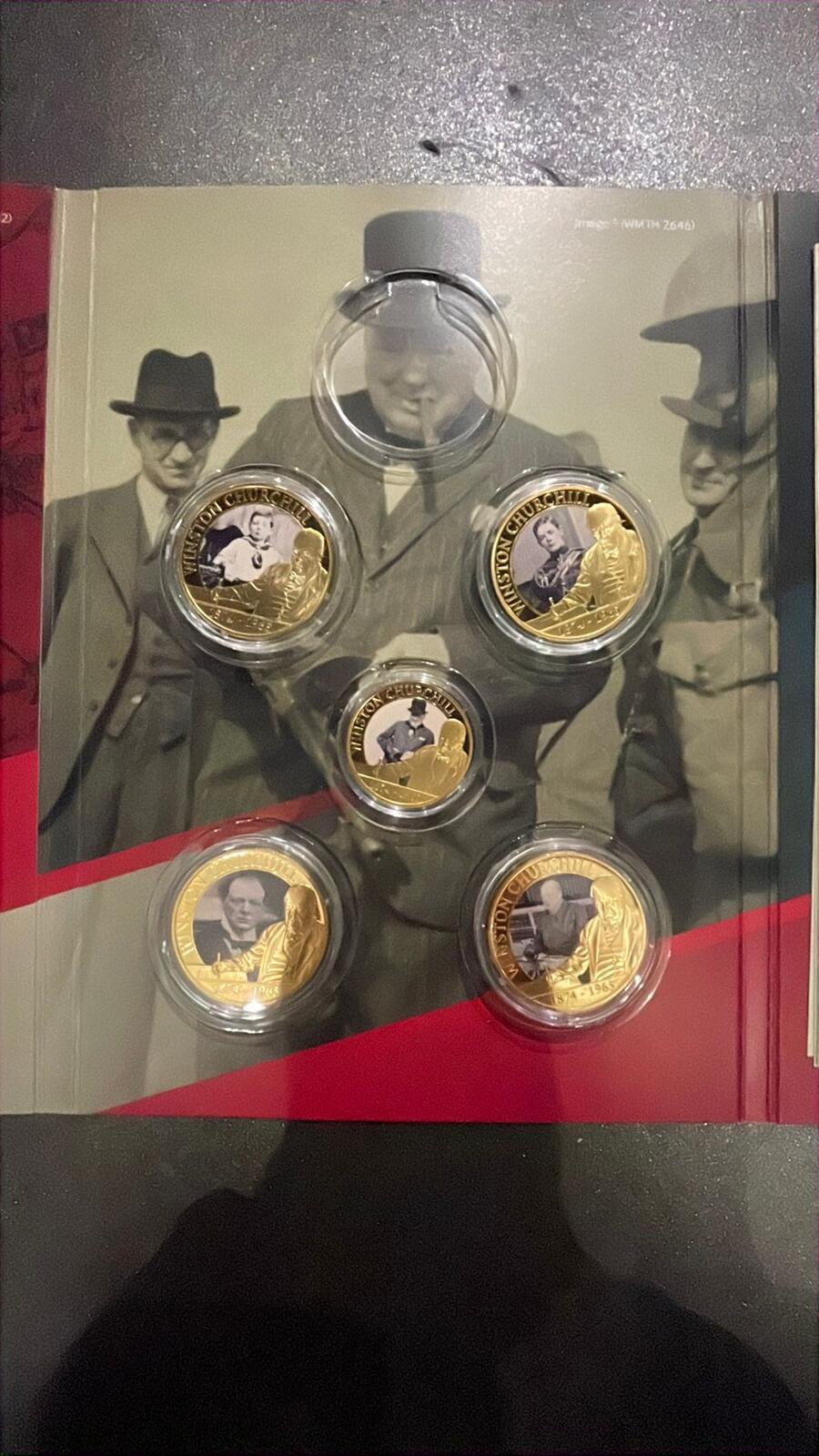 London Mint Office Winston Churchill 2024 Gold Layered Proof Set