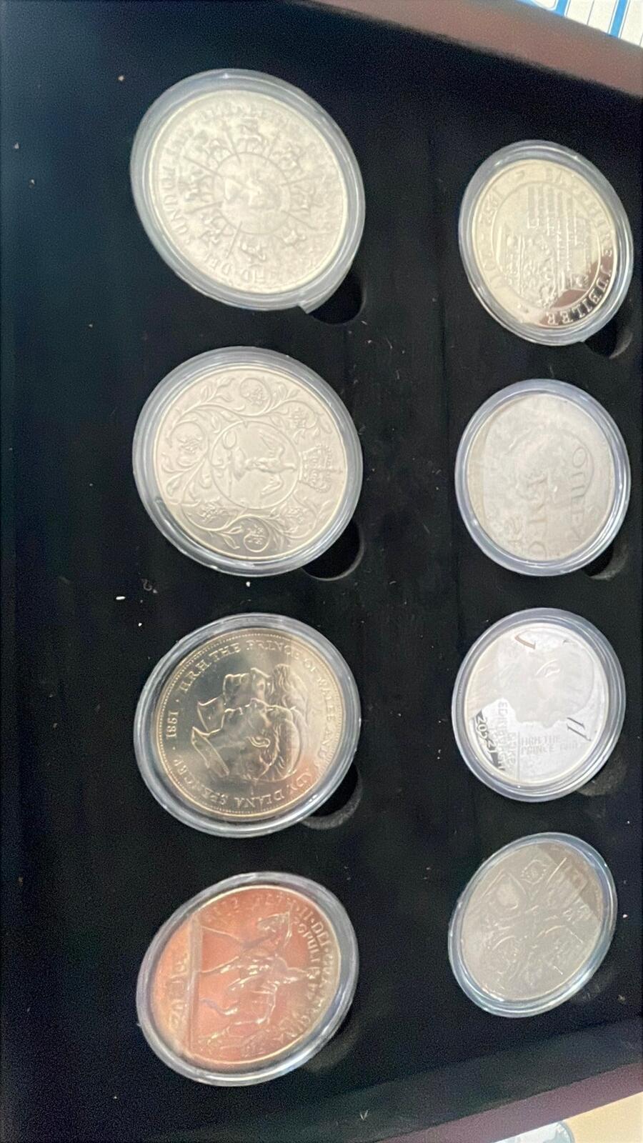 The Seven Decades of Queen Elizabeth II Silver Coin Set 2022
