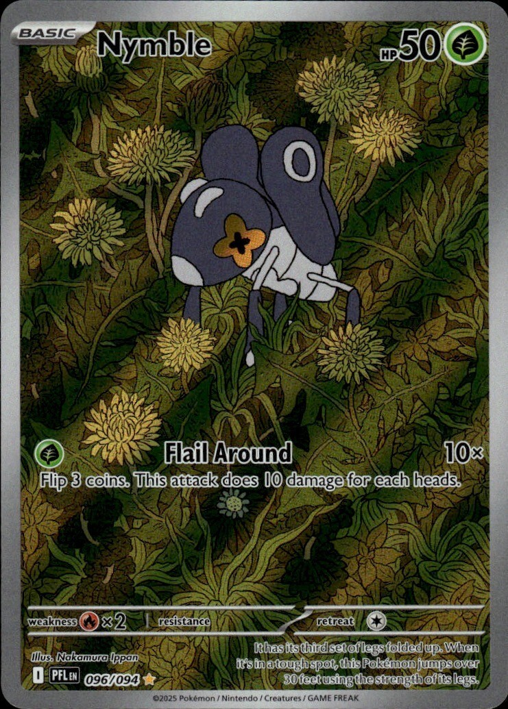 Nymble Holo Illustration Rare ME02: Phantasmal Flames 096/094 NM