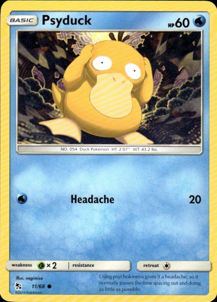 Psyduck Common Hidden Fates 11/68 NM