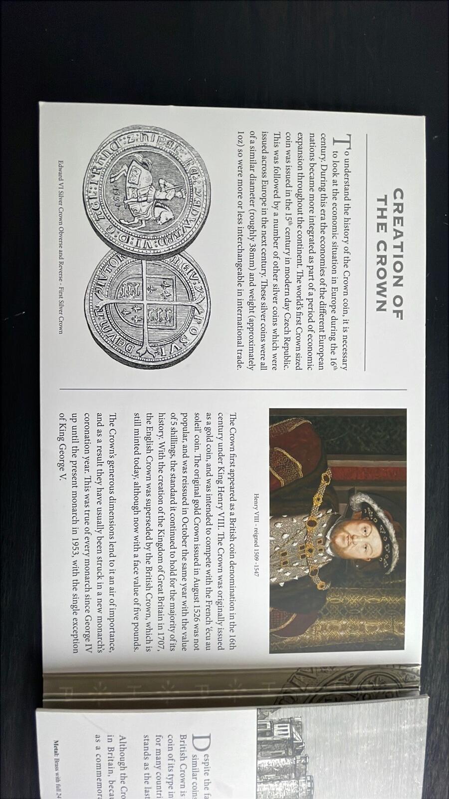 Heritage Proof Historic Crown Collection Silver Coins