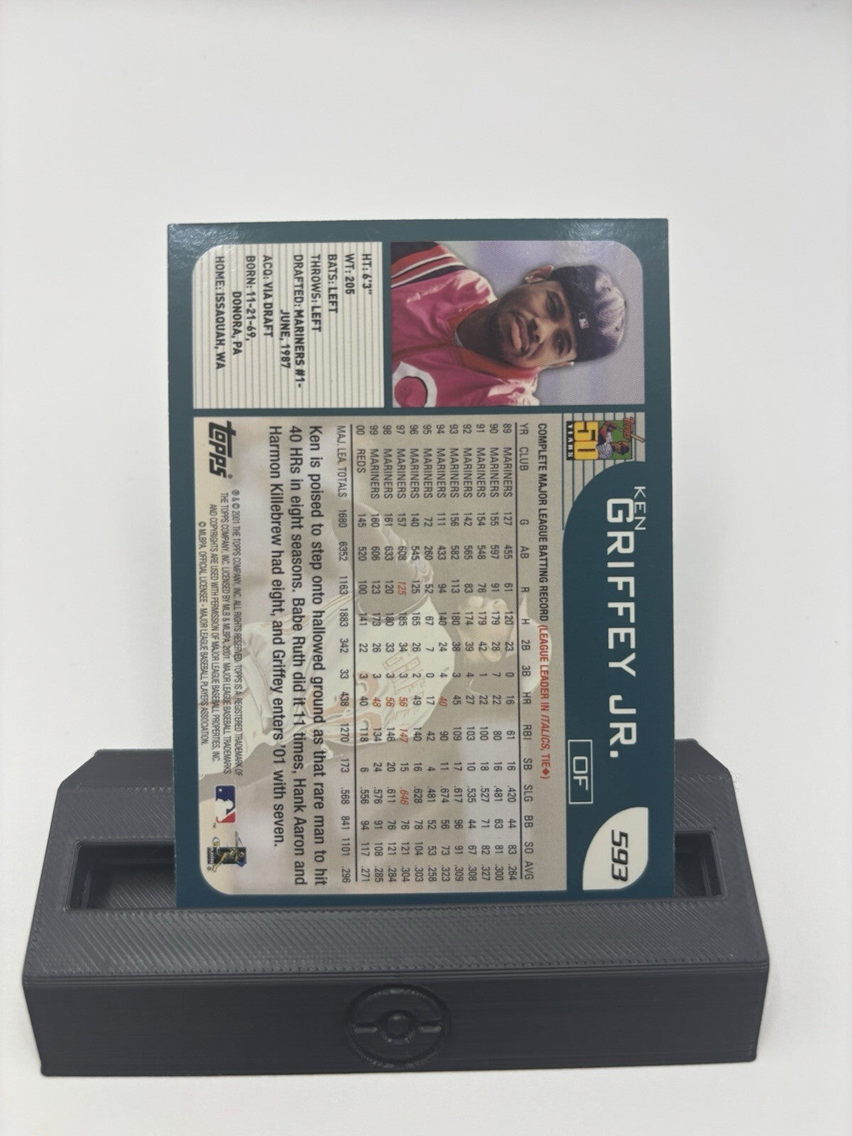 2001 Topps - Ken Griffey Jr. #593 Cincinnati Reds