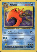 Kingler Unlimited Uncommon Fossil 38/62 NM