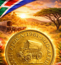 Various 1961 South African 1-Cent Brass Coin