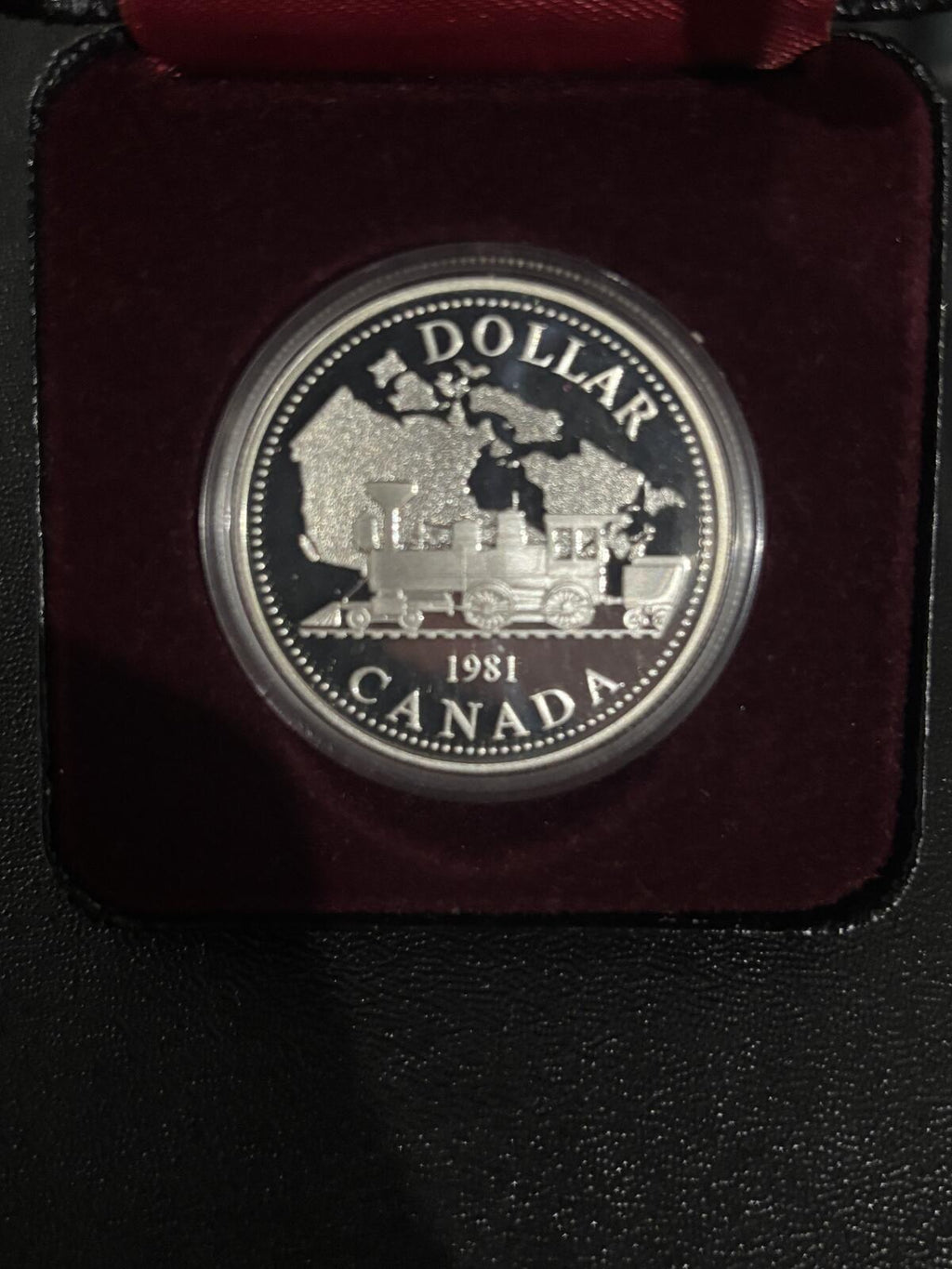 1981 Canada 50% Silver One Dollar Coin in Presentation Case