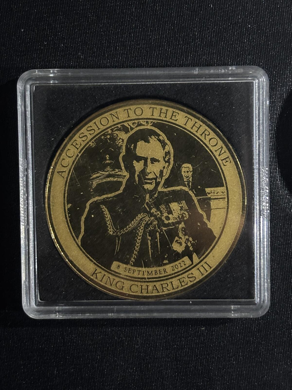King Charles III Accession to the Throne 2023 999 Fine Gold 1/200 oz Commemorat