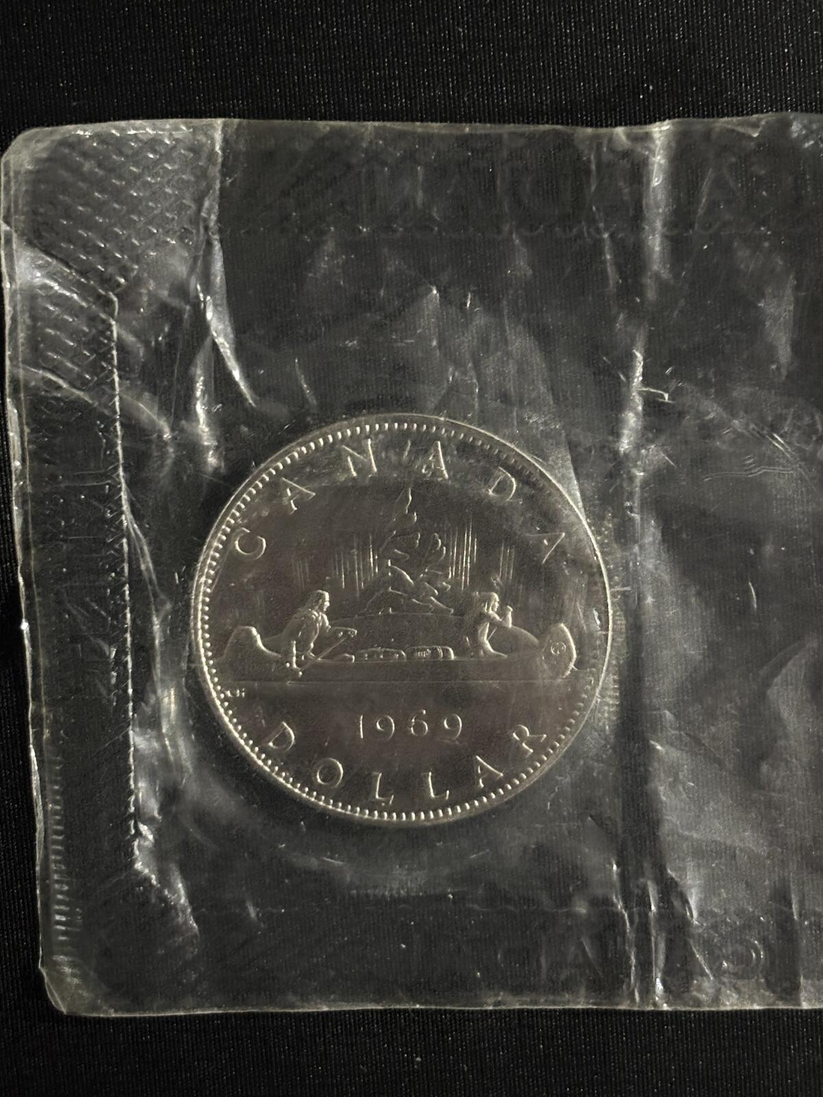 OMP Sealed 1969 Canada One Dollar Coin