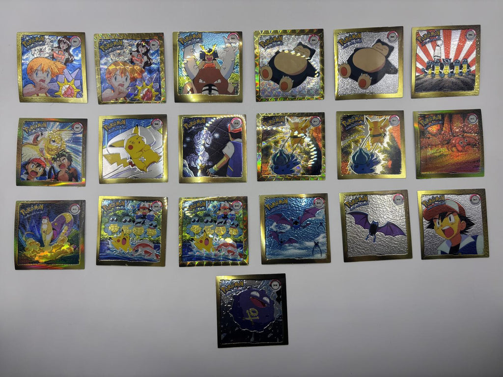 Vintage 1999 Artbox Pokémon Holographic Sticker Collection Set