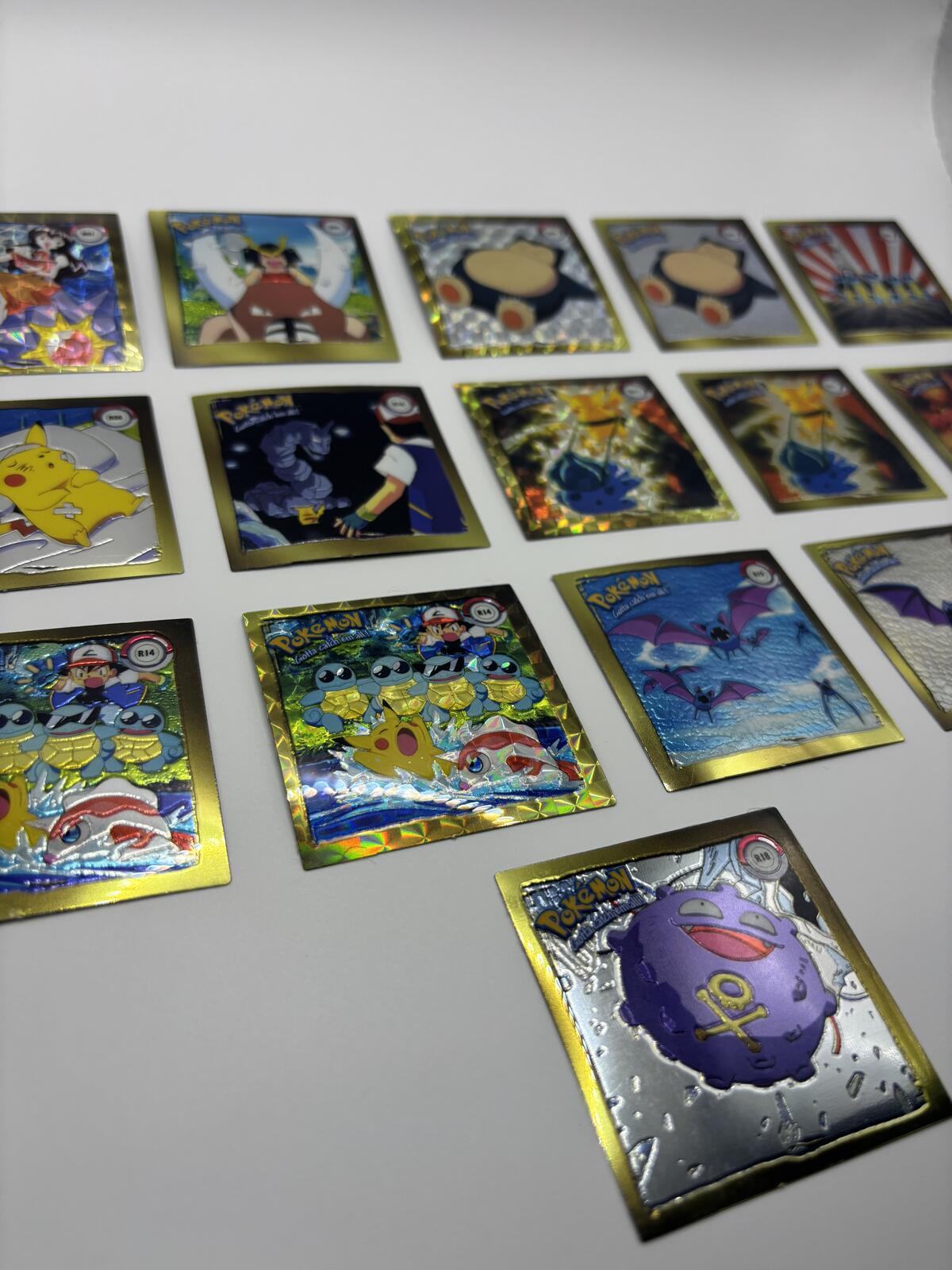 Vintage 1999 Artbox Pokémon Holographic Sticker Collection Set