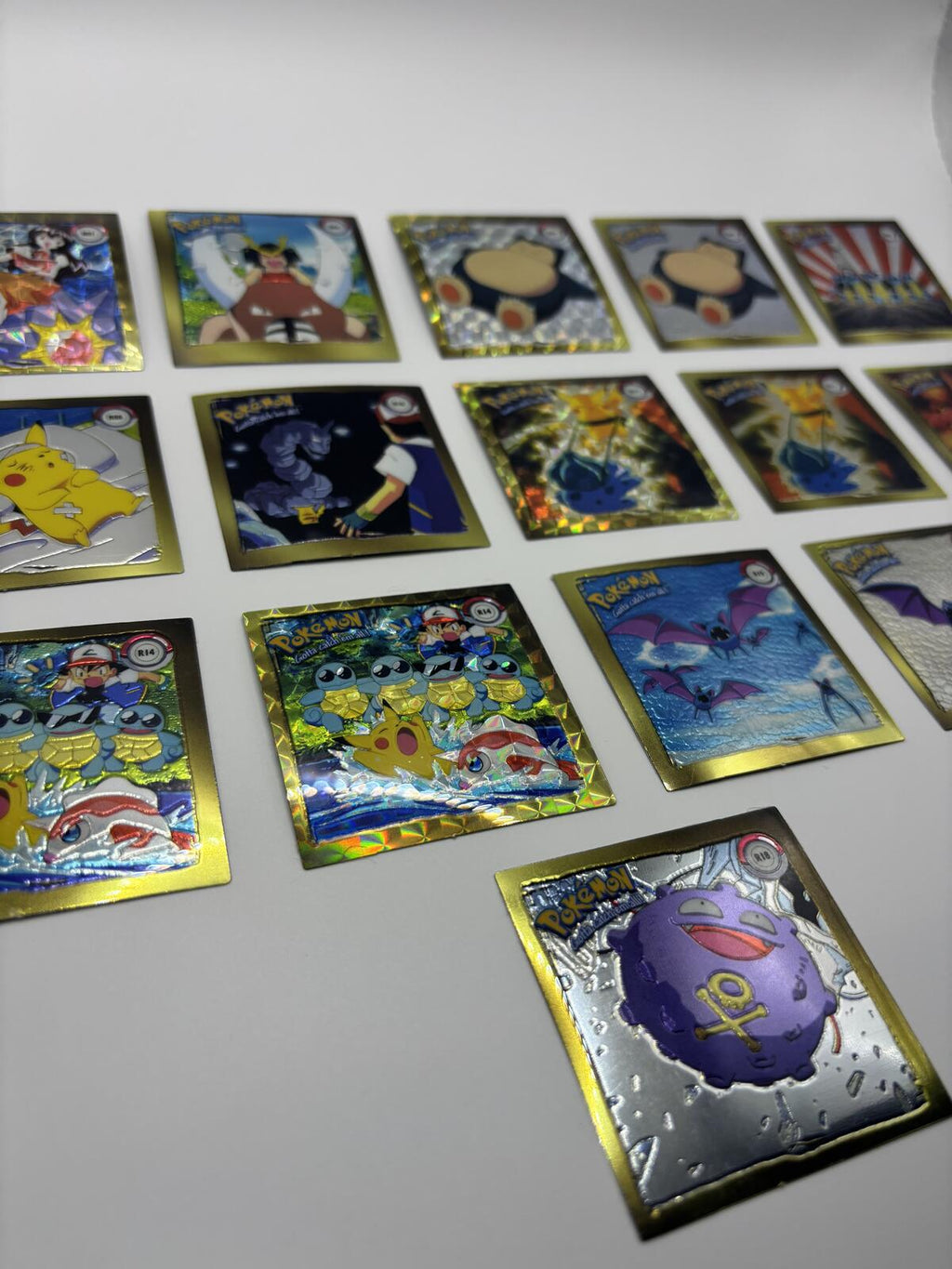 Vintage 1999 Artbox Pokémon Holographic Sticker Collection Set
