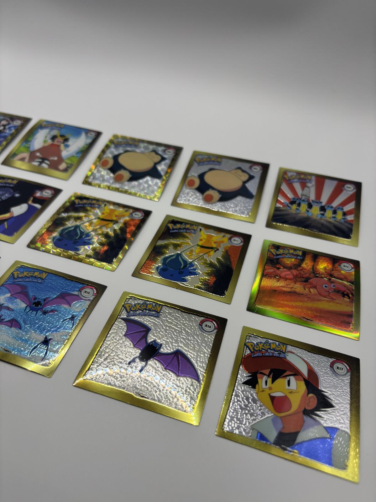 Vintage 1999 Artbox Pokémon Holographic Sticker Collection Set