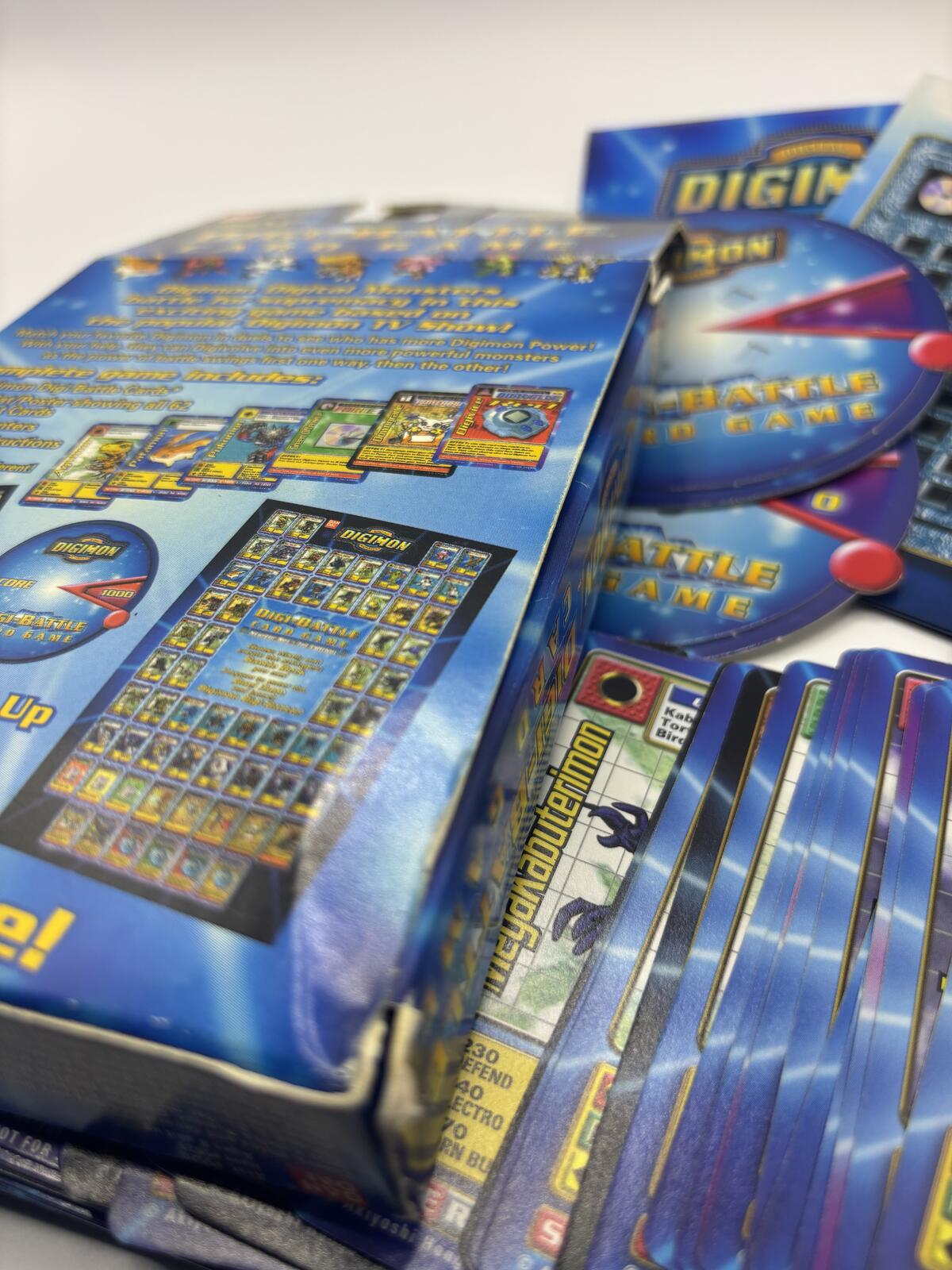 Digimon Digi-Battle Card Game Starter Set with 62 Cards, Bonus Mat & Counters