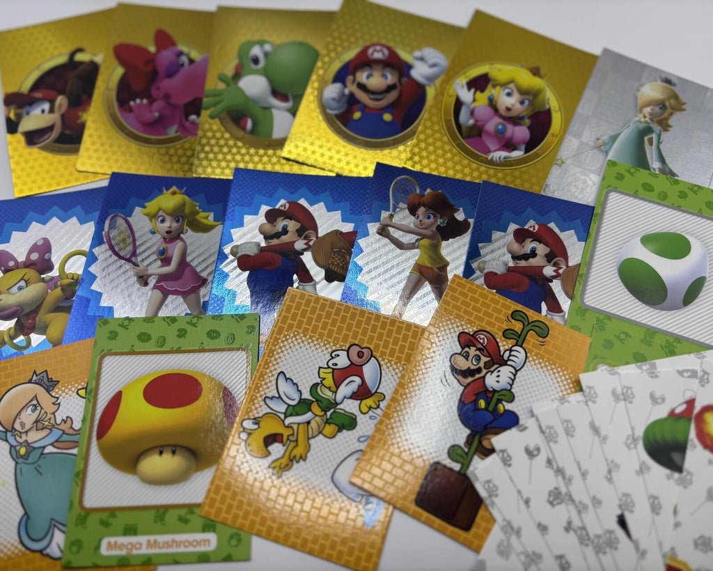 27 x Super Mario Trading Card Collection - Various Characters and Items