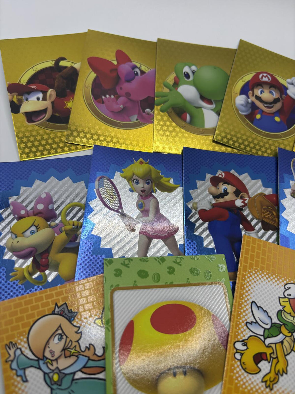 27 x Super Mario Trading Card Collection - Various Characters and Items