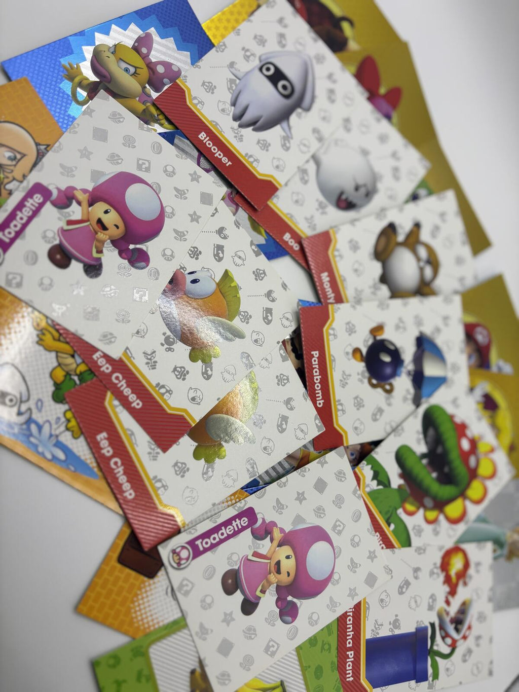 27 x Super Mario Trading Card Collection - Various Characters and Items