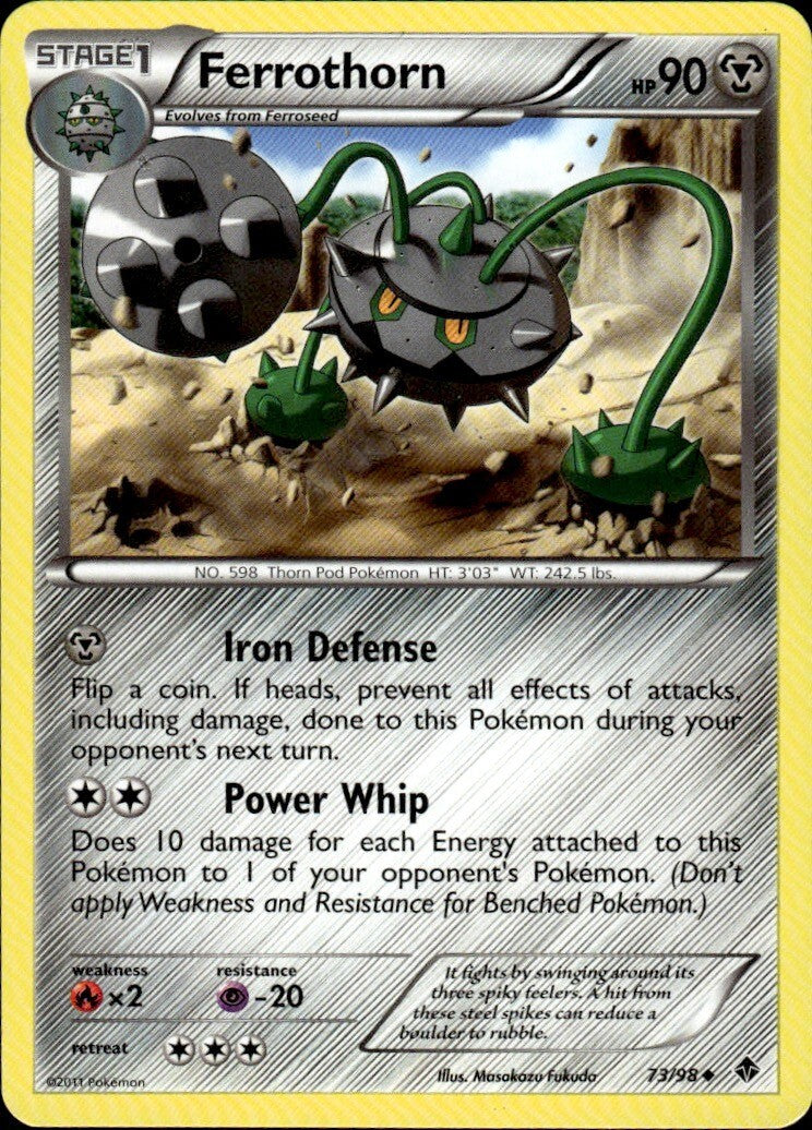 Ferrothorn (73) Uncommon Emerging Powers 73/98 NM