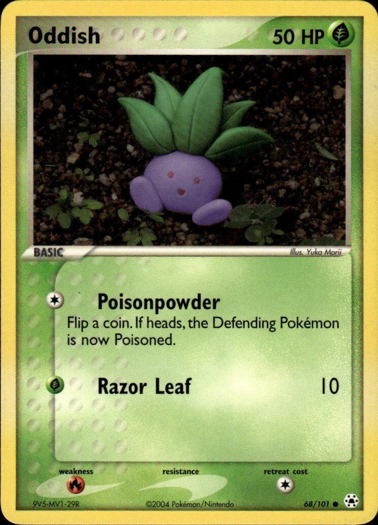 Oddish Common Hidden Legends 68/101 NM