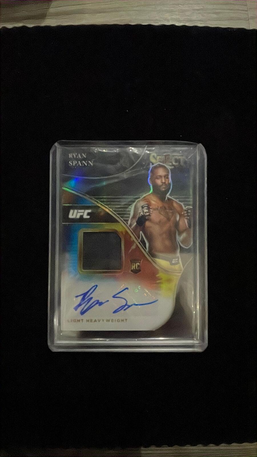 Panini 2021 Ryan Spann UFC Autographed Memorabilia Rookie Card
