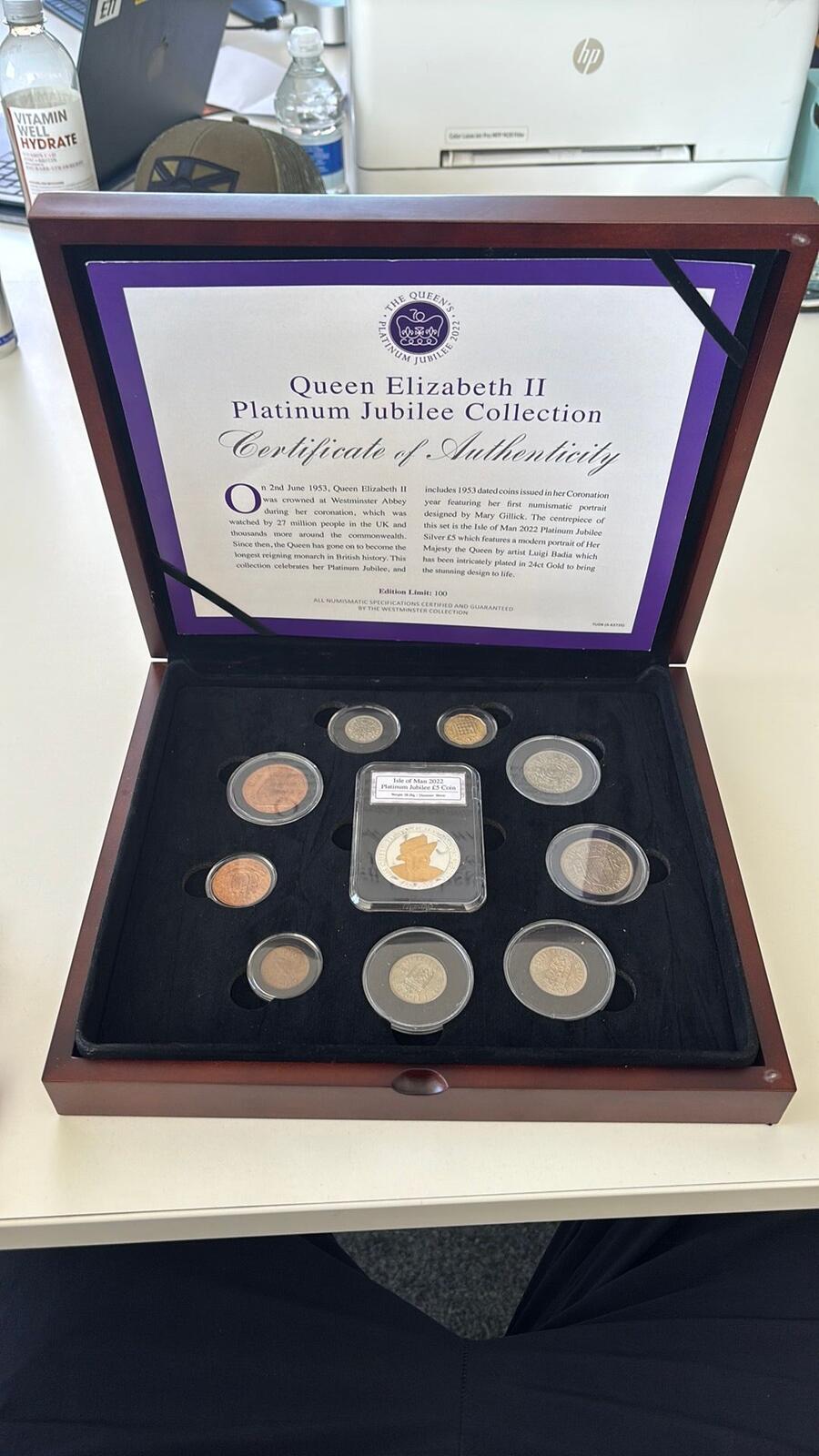 Queen Elizabeth II Platinum Jubilee 1953-2022 Coin Collection Set