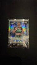 2024 Topps Chrome UFC Molly McCann Autograph Refractor Card