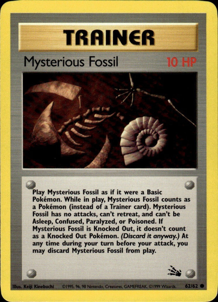 Mysterious Fossil Unlimited Common Fossil 62/62 NM