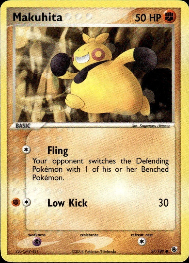 Makuhita - Common Ruby and Sapphire 57/109 NM